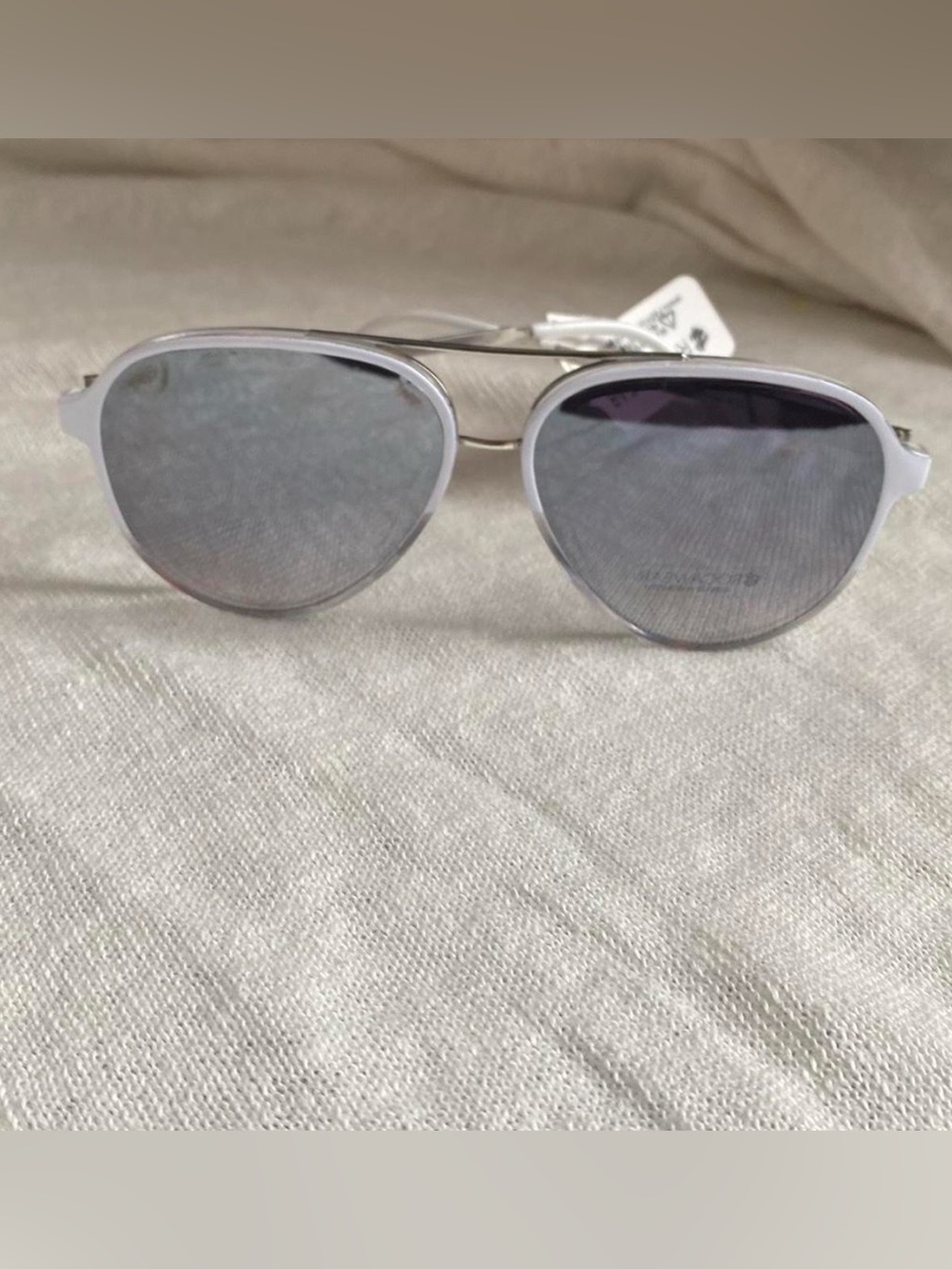 Rocawear Silver and White Frame Sunglasses - Mirror Lenses
